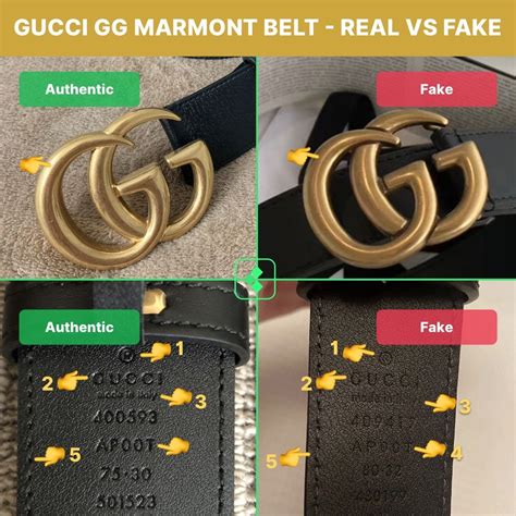 real vs fake gucci marmont belt|gucci first copy belt.